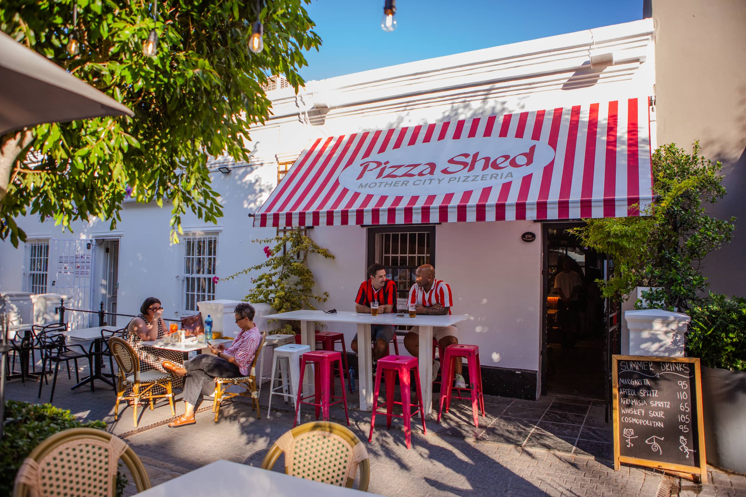 James Williams & Tando Bavuma, founders of Pizza Shed